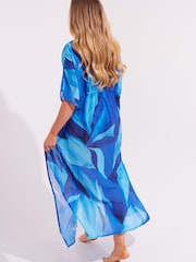 Seaspray Blue Bahamas Maxi Kaftan - Image 4 of 7