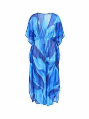 Seaspray Blue Bahamas Maxi Kaftan - Image 7 of 7