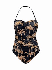 Золотой - Seaspray Sahara Foil Gathered Bandeau Swimsuit - Изображение 8 8