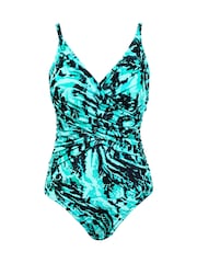Seaspray Green Regular Length Seychelles Double Draped Swimsuit - Image 8 of 8