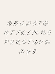 Personalised Script Initials Canvas Tote Bag by No Ordinary Gift - Image 2 of 2