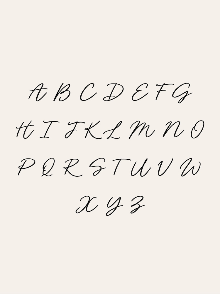 Personalised Script Initials Canvas Tote Bag by No Ordinary Gift - Image 2 of 2