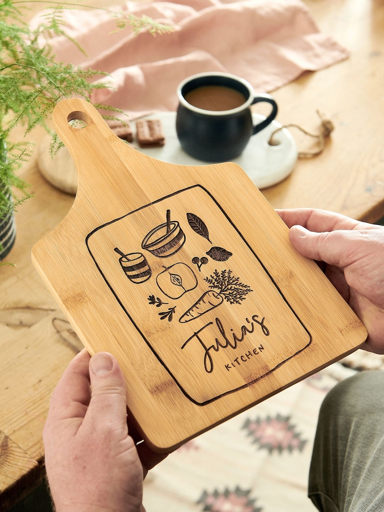 Personalised Kitchen Chopping Board by No Ordinary Gift - Image 1 of 3