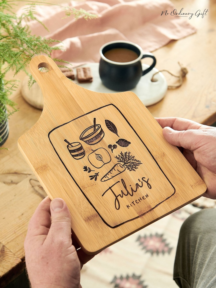 Personalised Kitchen Chopping Board by No Ordinary Gift - Image 3 of 3