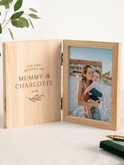 First Mother's Day Wooden Photo Frame by No Ordinary Gift - Image 1 of 1