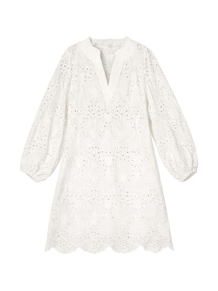 Seaspray White Freya Embroidered Dress - Image 7 of 7