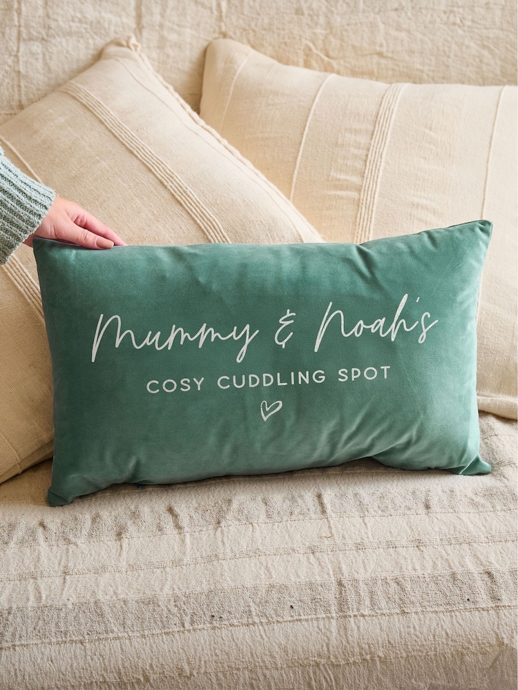 Personalised Special Spot Mother's Day Velvet Cushion by No Ordinary Gift - Image 1 of 3