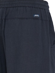 Blend Blue Malvin Relaxed Linen-Blend Trousers - Image 8 of 8