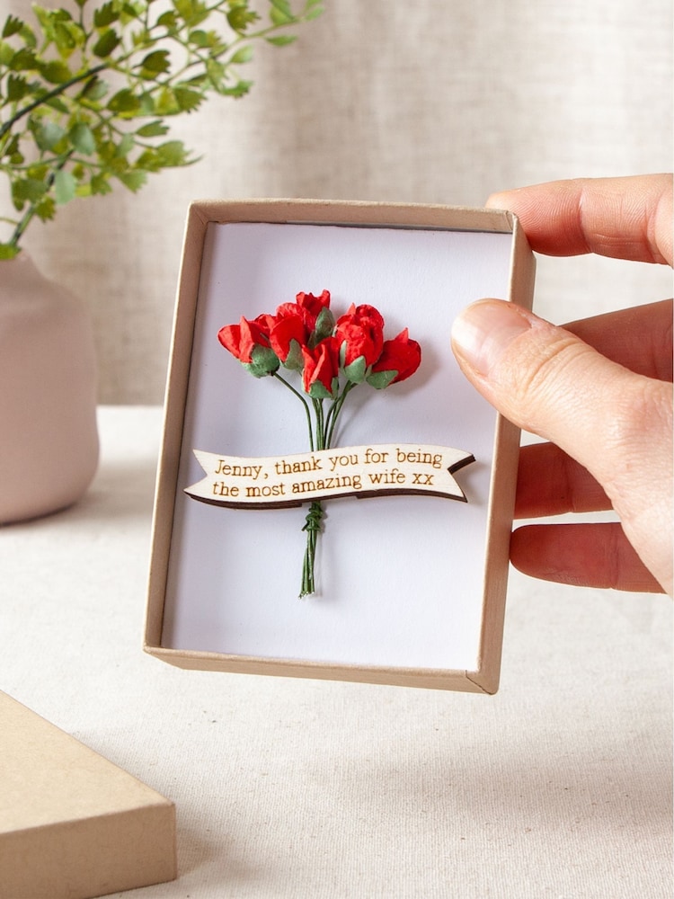 Forever Roses Personalised Keepsake by No Ordinary Gift - Image 1 of 4