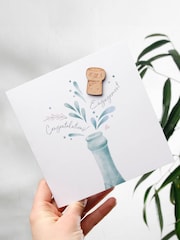 Champagne Celebration Engagement Card by No Ordinary Gift - Image 1 of 1