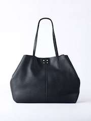 Lakeland Leather Black Tarraby Tote Bag - Image 1 of 7