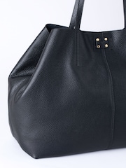Lakeland Leather Black Tarraby Tote Bag - Image 3 of 7