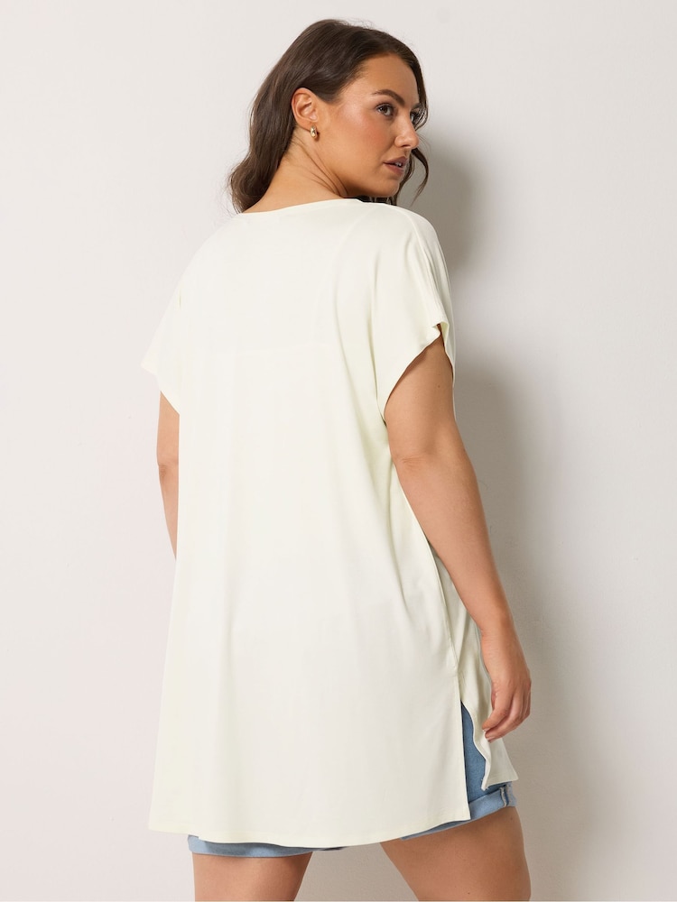 Yours Curve Cream Grown On Sleeve Cover-Up - Image 2 of 5