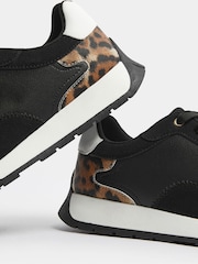 Yours Curve Black Extra-Wide Fit Panelled Runner Trainers - Image 5 of 5