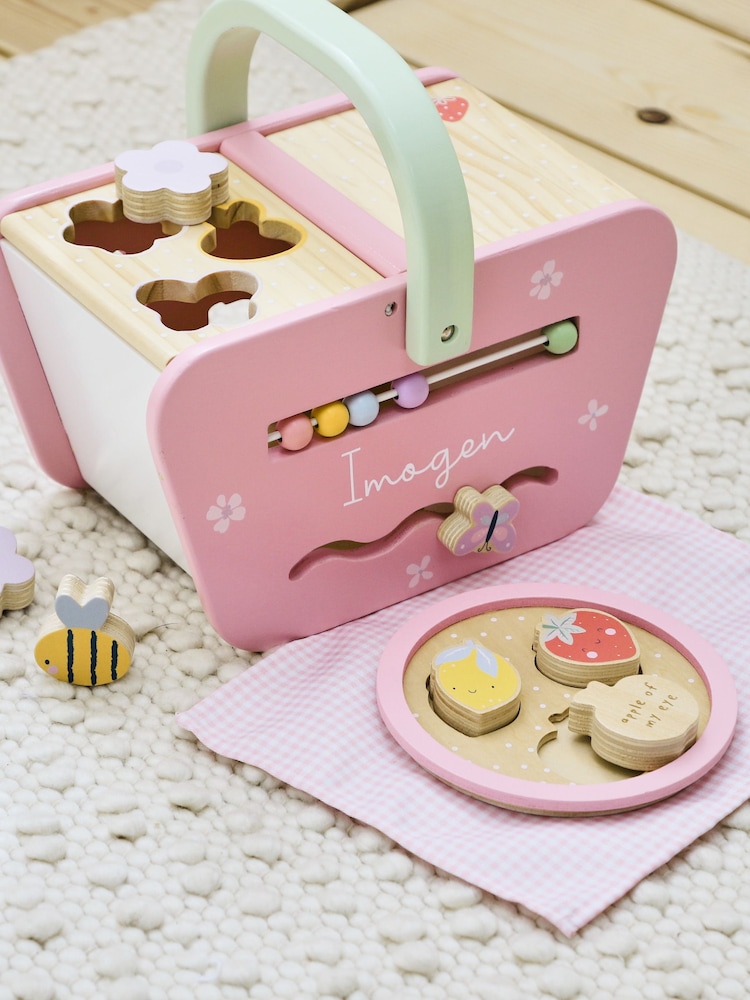 Personalised Picnic Wooden Shape Sorter FSC® by My 1st Years - Image 1 of 3