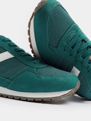 Yours Curve Green EEE Extra-Wide Fit Colourblock Trainers - Image 5 of 5