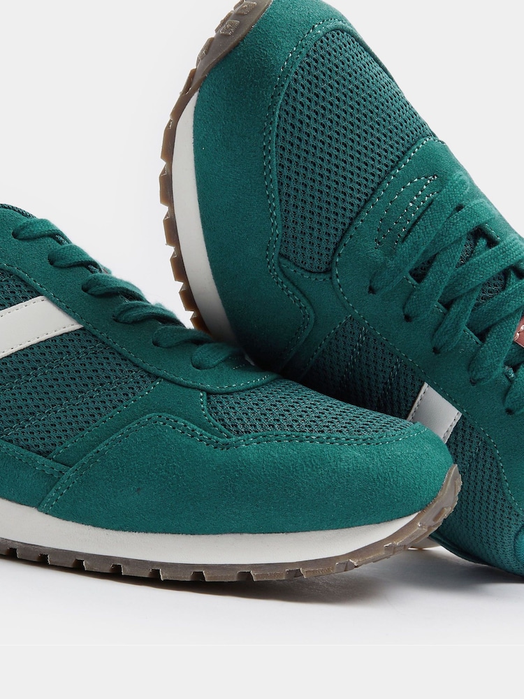 Yours Curve Green EEE Extra-Wide Fit Colourblock Trainers - Image 5 of 5