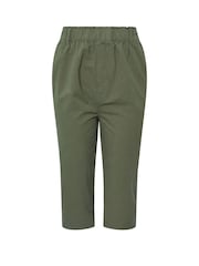 Yours Curve Green Cool Cotton Cropped Trousers 2 Pack - Image 6 of 8