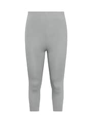 Yours Curve Grey Swirl Cropped Leggings 2 Pack - Image 7 of 8