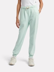 New Balance Green French Terry Small Logo Joggers - Image 1 of 8