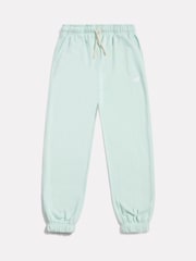 New Balance Green French Terry Small Logo Joggers - Image 6 of 8