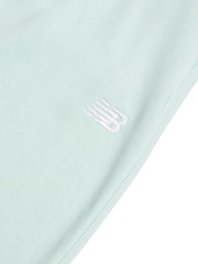 New Balance Green French Terry Small Logo Joggers - Image 8 of 8