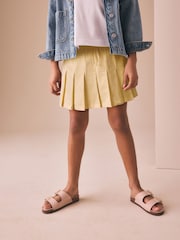Yellow Pleated Jersey Skirt (3-16yrs) - Image 1 of 2