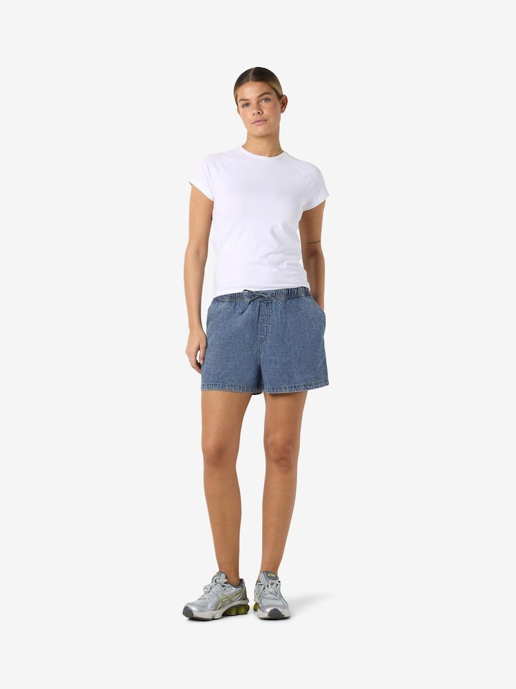 NOISY MAY Mid Waist Elastic Shorts - Slika 2 od 4
