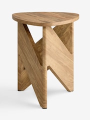 Mesa auxiliar con diseño de arcos y efecto mango - Imagen 1 de 4