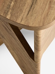 Mesa auxiliar con diseño de arcos y efecto mango - Imagen 4 de 4