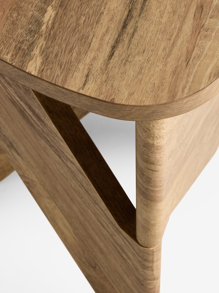 Mesa auxiliar con diseño de arcos y efecto mango - Imagen 4 de 4 Mesa auxiliar con diseño de arcos y efecto mango - Imagen 4 de 4