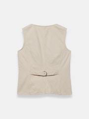 Mint Velvet Denim Diamond Detail Waistcoat - 圖片 7/7