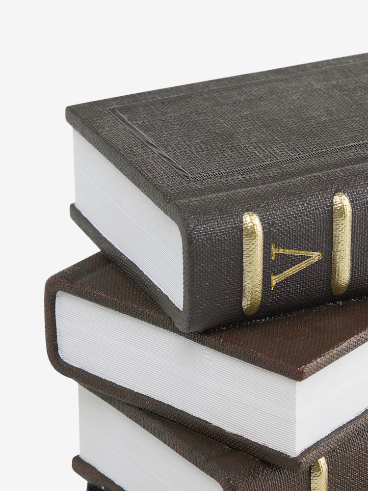 Dark Grey Books Resin Side Table - Image 2 of 5