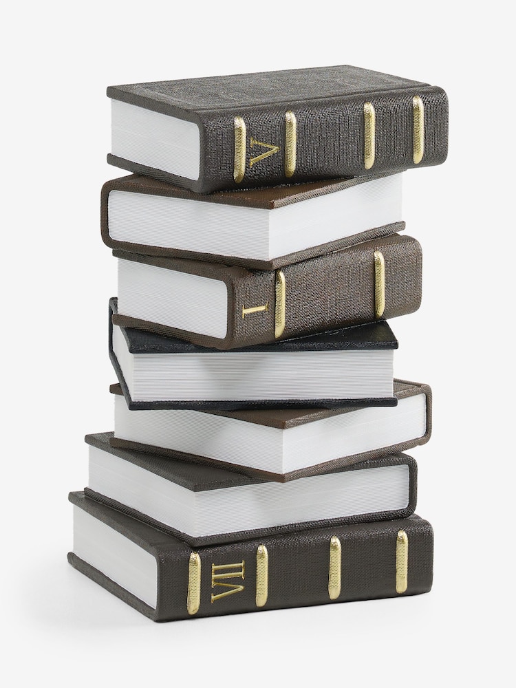 Dark Grey Books Resin Side Table - Image 5 of 5