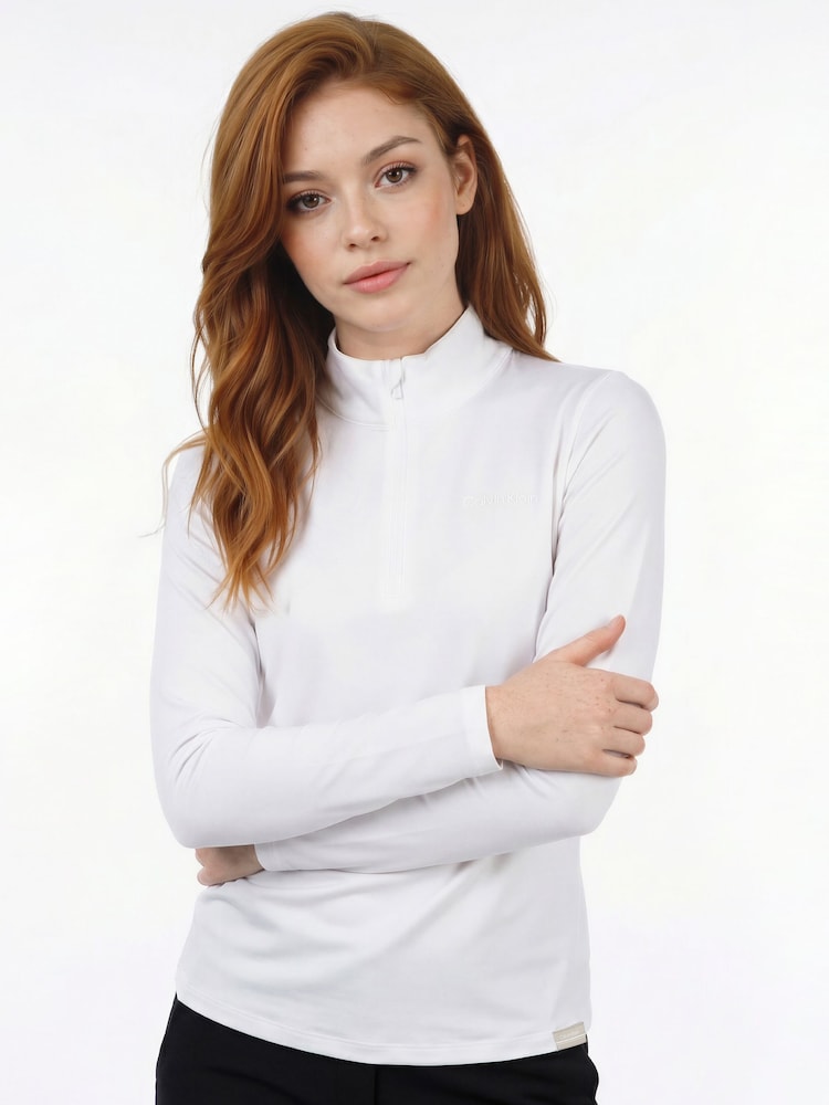 Calvin Klein Golf Quinta Quarter Zip Baselayer - Image 2 sur 9 Calvin Klein Golf Quinta Quarter Zip Baselayer - Image 2 sur 9