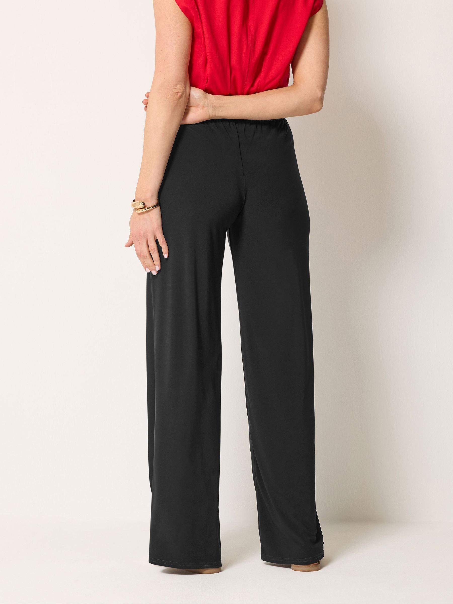 Buy Long Tall Sally Black Palazzo Trousers from Next USA
