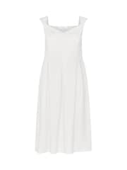 Yours Curve White London Sweetheart Scuba Skater Dress - Image 5 of 5