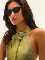 QUAY Black In The City Sunglasses - Image 1 of 5
