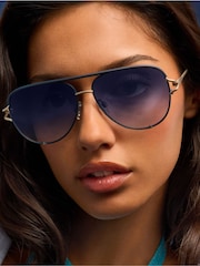 QUAY Blue High Key Twist Sunglasses - Image 2 of 4
