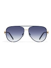 QUAY Blue High Key Twist Sunglasses - Image 3 of 4