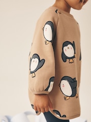 Neutral Sweatshirt and Leggings Set (3mths-7yrs) - Image 4 of 9