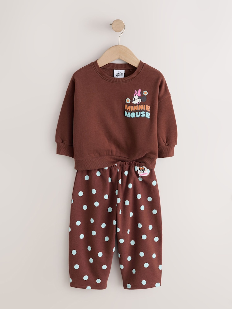 Braun - Set aus Sweatshirt und Barrel-Hose mit Minnie Mouse (6M.–7J.) - Bild 2 von 5 Braun - Set aus Sweatshirt und Barrel-Hose mit Minnie Mouse (6M.–7J.) - Bild 2 von 5