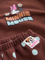 Braun - Set aus Sweatshirt und Barrel-Hose mit Minnie Mouse (6M.–7J.) - Bild 4 von 5