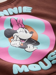Braun - Set aus Sweatshirt und Barrel-Hose mit Minnie Mouse (6M.–7J.) - Bild 5 von 5