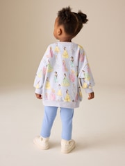 Blue Princess Disney Princess Sweatshirt and Leggings Set (6mths-7yrs) - Image 2 of 4