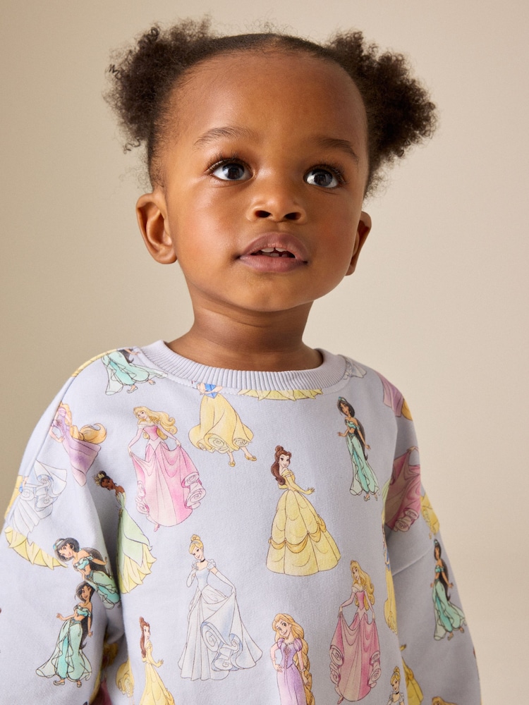 Blue Princess Disney Princess Sweatshirt and Leggings Set (6mths-7yrs) - Image 4 of 4