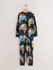 Black Novelty Gamer - Christmas Pyjamas Set (3-16yrs) - Imagem 2 de 4