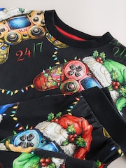 Black Novelty Gamer - Christmas Pyjamas Set (3-16yrs) - Imagem 3 de 4