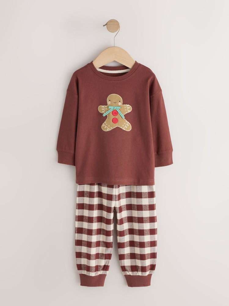 Gingerbread Check Christmas Pyjamas (9mths-12yrs) - Image 1 of 5 Gingerbread Check Christmas Pyjamas (9mths-12yrs) - Image 1 of 5