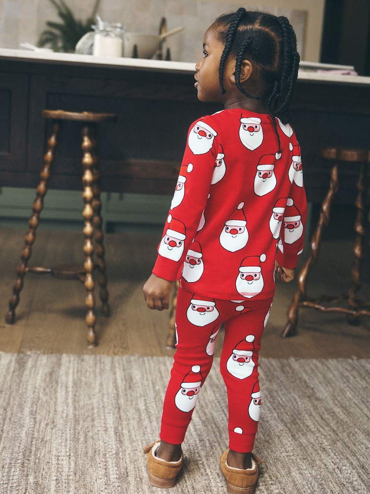 Red All Over Santa Christmas Pyjamas (9mths-12yrs) - Image 3 of 3 Red All Over Santa Christmas Pyjamas (9mths-12yrs) - Image 3 of 3